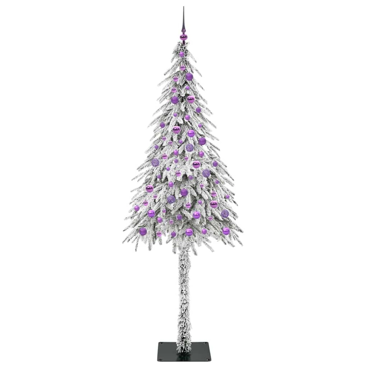 vidaXL Χριστουγεννιάτικο Δέντρο με 300 LED Λευκό 210 cm ΠΕ και Ατσάλι