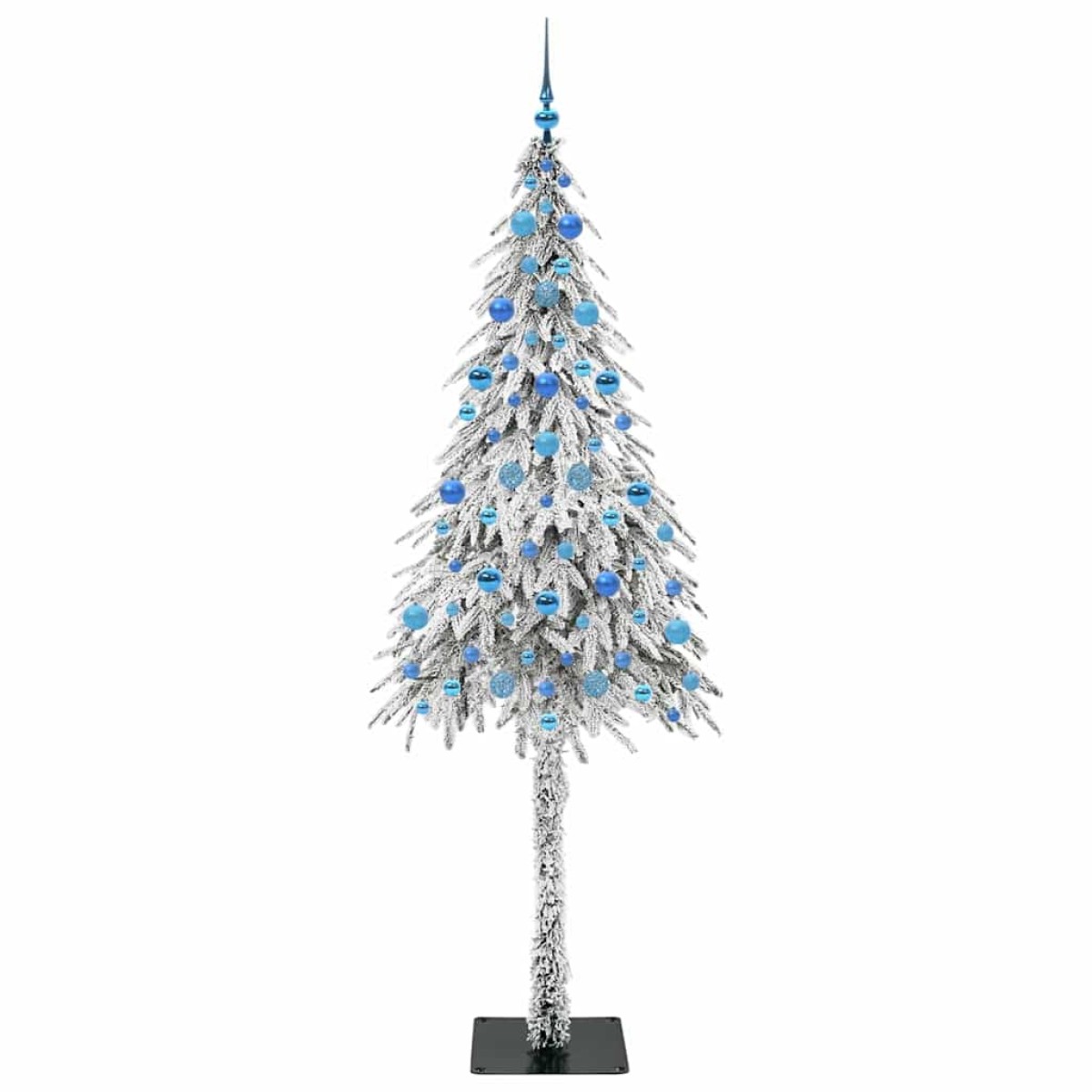 vidaXL Χριστουγεννιάτικο Δέντρο με 300 LED Λευκό 210 cm ΠΕ και Ατσάλι