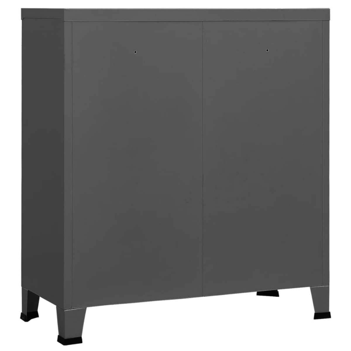vidaXL Αρχειοθήκη Βιομηχανικού Στιλ Ανθρακί 90 x 40 x 100 εκ. Ατσάλινη