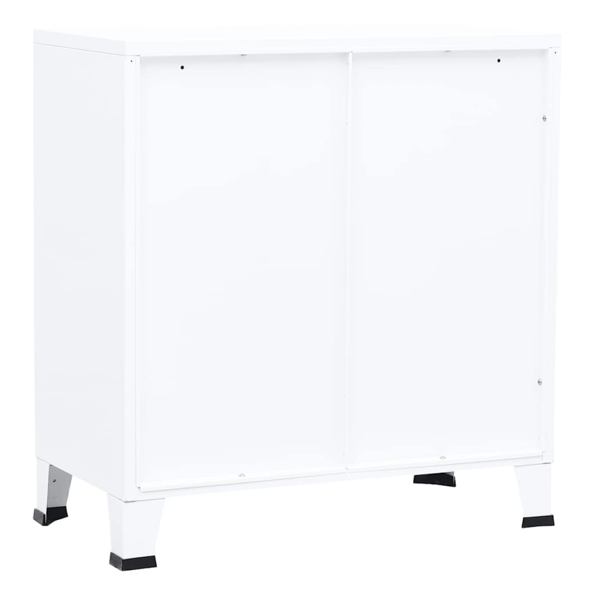 vidaXL Αρχειοθήκη Βιομηχανικού Στιλ Λευκή 75 x 40 x 80 εκ. Ατσάλινη