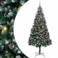 vidaXL Τεχνητό Χριστουγεννιάτικο Δέντρο με 300 LED Πράσινο 210 cm