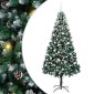vidaXL Τεχνητό Χριστουγεννιάτικο Δέντρο με 300 LED Πράσινο 210 cm