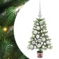 vidaXL Χριστουγεννιάτικο Δέντρο με 150 LED με βάση Πράσινο 65 cm PE