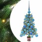 vidaXL Χριστουγεννιάτικο Δέντρο με 150 LED με βάση Πράσινο 65 cm PE