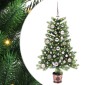 vidaXL Χριστουγεννιάτικο Δέντρο με 150 LED με βάση Πράσινο 90 cm PE