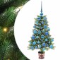 vidaXL Χριστουγεννιάτικο Δέντρο με 150 LED με βάση Πράσινο 90 cm PE