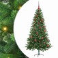 vidaXL Χριστουγεννιάτικο Δέντρο με 150 LED με βάση Πράσινο 150 cm PE