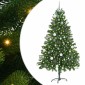 vidaXL Χριστουγεννιάτικο Δέντρο με 300 LED με βάση Πράσινο 180 cm PE