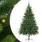 vidaXL Χριστουγεννιάτικο Δέντρο με 300 LED με βάση Πράσινο 180 cm PE
