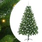 vidaXL Χριστουγεννιάτικο Δέντρο με 300 LED με βάση Πράσινο 180 cm PE