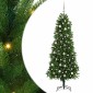 vidaXL Χριστουγεννιάτικο Δέντρο με 300 LED με βάση Πράσινο 240 cm PE