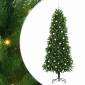 vidaXL Χριστουγεννιάτικο Δέντρο με 300 LED με βάση Πράσινο 240 cm PE