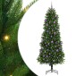 vidaXL Χριστουγεννιάτικο Δέντρο με 300 LED με βάση Πράσινο 240 cm PE