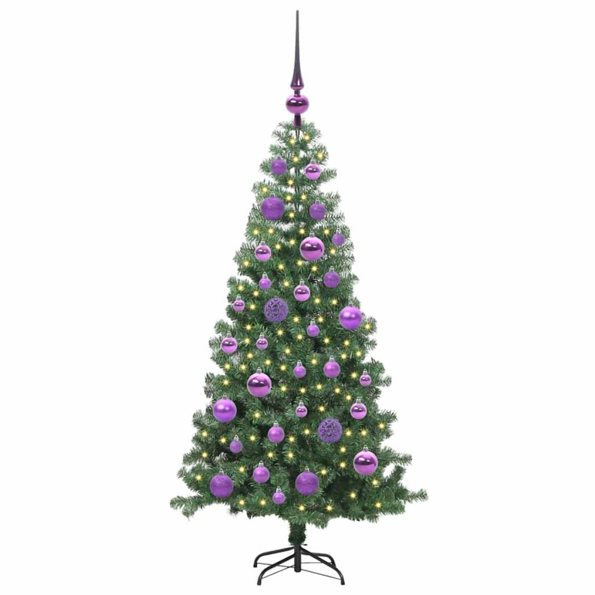 vidaXL Χριστουγεννιάτικο Δέντρο Πράσινο 120 cm PVC