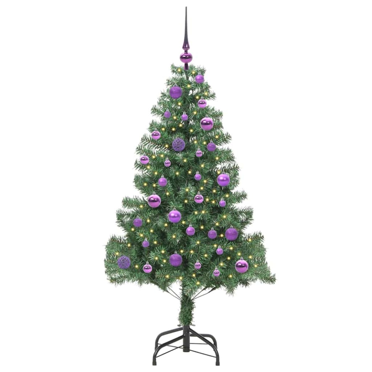 vidaXL Χριστουγεννιάτικο Δέντρο Πράσινο 150 cm PVC