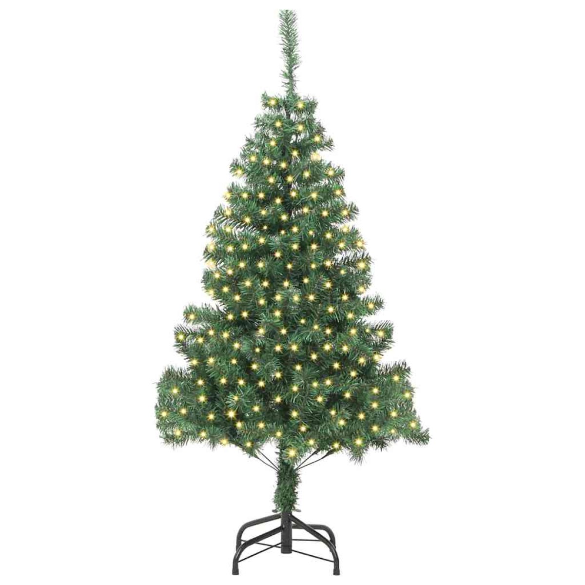 vidaXL Χριστουγεννιάτικο Δέντρο Πράσινο 180 cm PVC