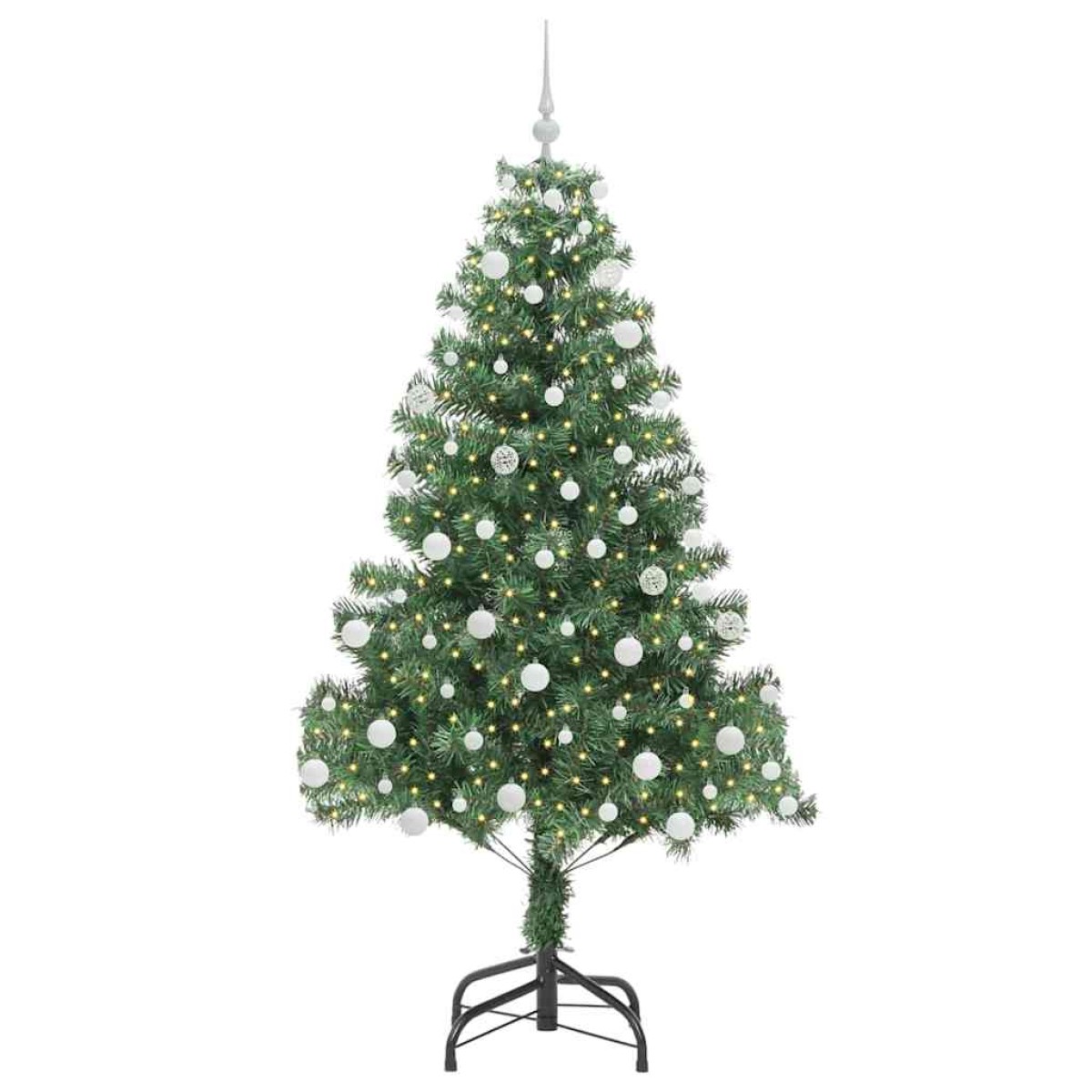vidaXL Χριστουγεννιάτικο Δέντρο Πράσινο 180 cm PVC