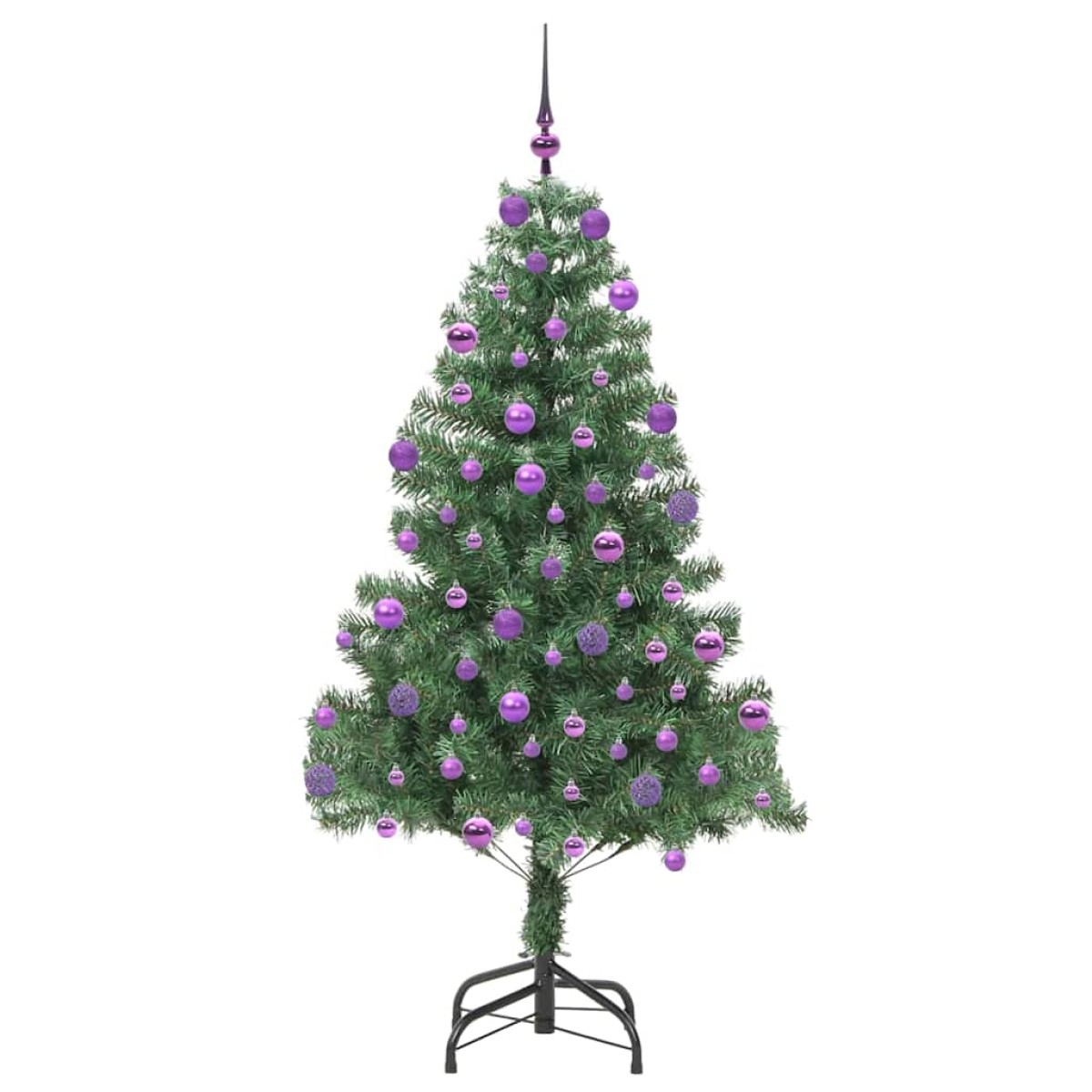 vidaXL Χριστουγεννιάτικο Δέντρο Πράσινο 210 cm PVC