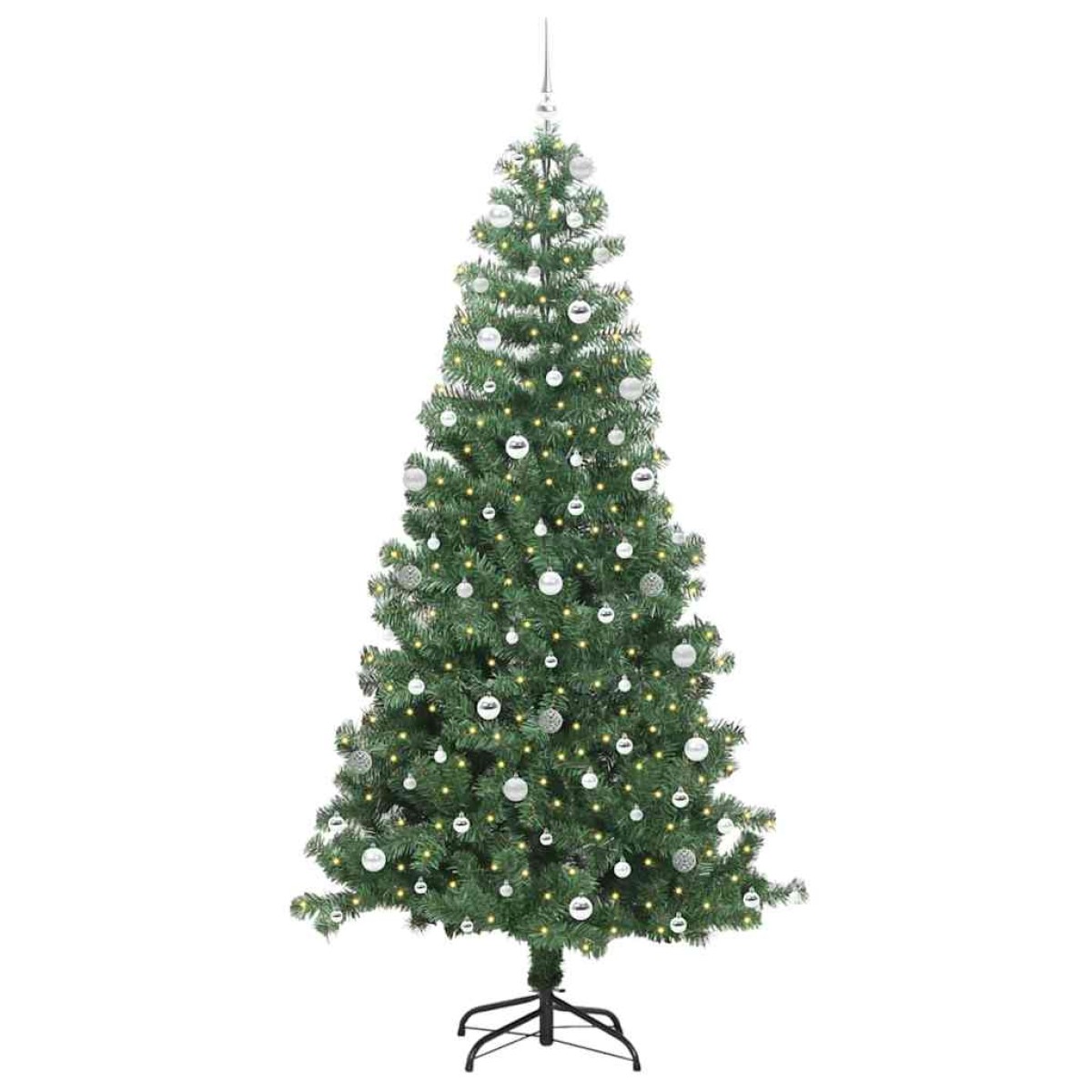 vidaXL Χριστουγεννιάτικο Δέντρο Πράσινο 240 cm PVC