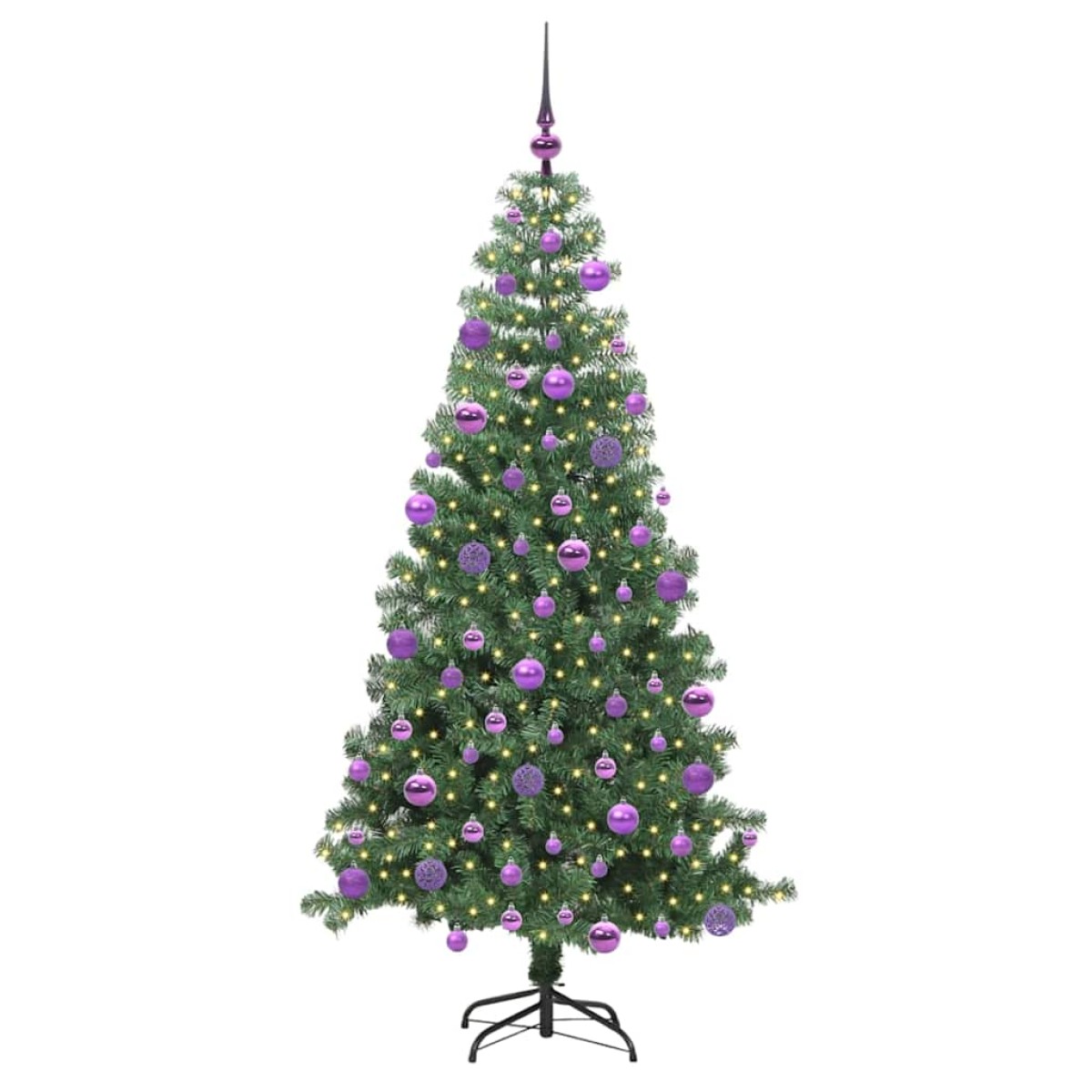 vidaXL Χριστουγεννιάτικο Δέντρο Πράσινο 240 cm PVC