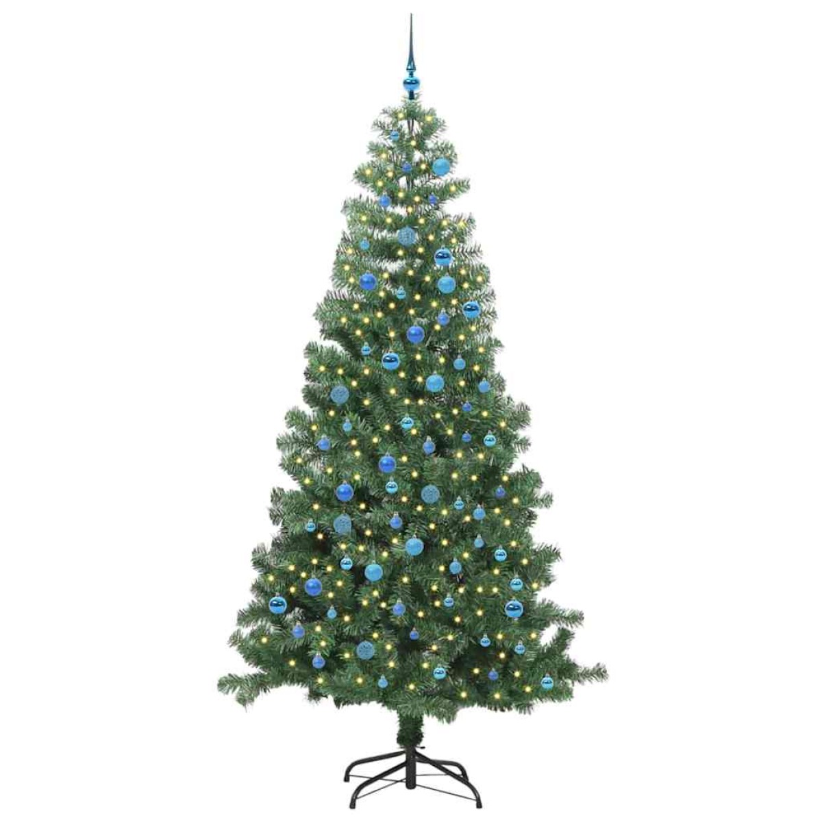 vidaXL Χριστουγεννιάτικο Δέντρο Πράσινο 240 cm PVC