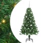 vidaXL Τεχνητό Χριστουγεννιάτικο Δέντρο με 150 LED Πράσινο 150 cm