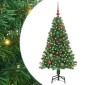vidaXL Τεχνητό Χριστουγεννιάτικο Δέντρο με 150 LED Πράσινο 150 cm