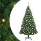 vidaXL Τεχνητό Χριστουγεννιάτικο Δέντρο με 300 LED Πράσινο 210 cm