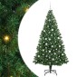 vidaXL Τεχνητό Χριστουγεννιάτικο Δέντρο με 300 LED Πράσινο 210 cm