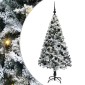 vidaXL Τεχνητό Χριστουγεννιάτικο Δέντρο με 150 LED Λευκό 150 cm