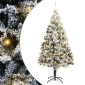 vidaXL Τεχνητό Χριστουγεννιάτικο Δέντρο με 300 LED Λευκό 180 cm