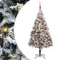 vidaXL Τεχνητό Χριστουγεννιάτικο Δέντρο με 300 LED Λευκό 180 cm