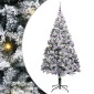 vidaXL Τεχνητό Χριστουγεννιάτικο Δέντρο με 300 LED Λευκό 210 cm