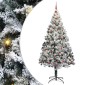 vidaXL Τεχνητό Χριστουγεννιάτικο Δέντρο με 300 LED Λευκό 240 cm