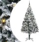 vidaXL Τεχνητό Χριστουγεννιάτικο Δέντρο με 300 LED Λευκό 240 cm