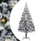 vidaXL Τεχνητό Χριστουγεννιάτικο Δέντρο με 300 LED Λευκό 240 cm