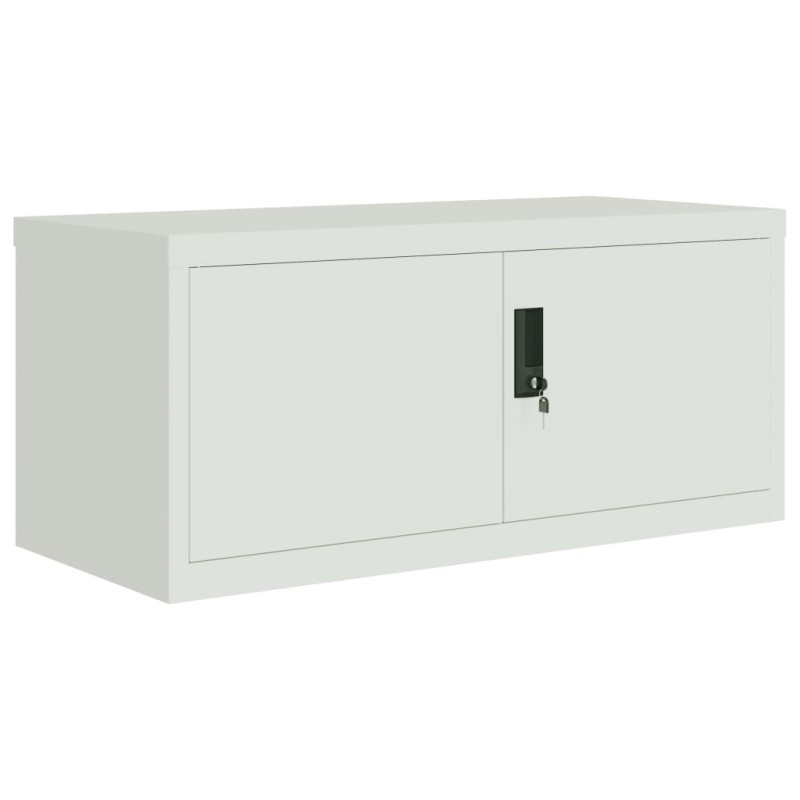 vidaXL Αρχειοθήκη Αν. Γκρι 90 x 40 x 40 εκ. Ατσάλινη