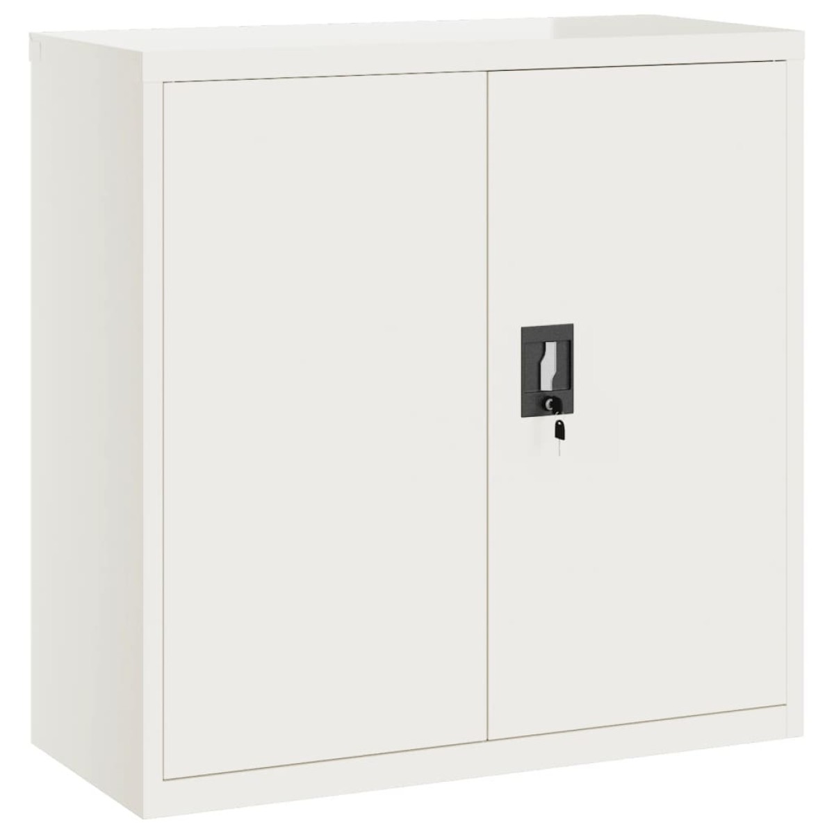 vidaXL Αρχειοθήκη Λευκή 90 x 40 x 90 εκ. από Ατσάλι