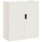 vidaXL Αρχειοθήκη Λευκή 79 x 40 x 90 εκ. από Ατσάλι