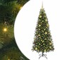 vidaXL Τεχνητό Χριστουγεννιάτικο Δέντρο Πράσινο 180 cm ΠΕ και PVC