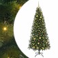 vidaXL Τεχνητό Χριστουγεννιάτικο Δέντρο Πράσινο 210 cm ΠΕ και PVC