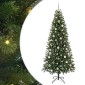 vidaXL Τεχνητό Χριστουγεννιάτικο Δέντρο Πράσινο 210 cm ΠΕ και PVC
