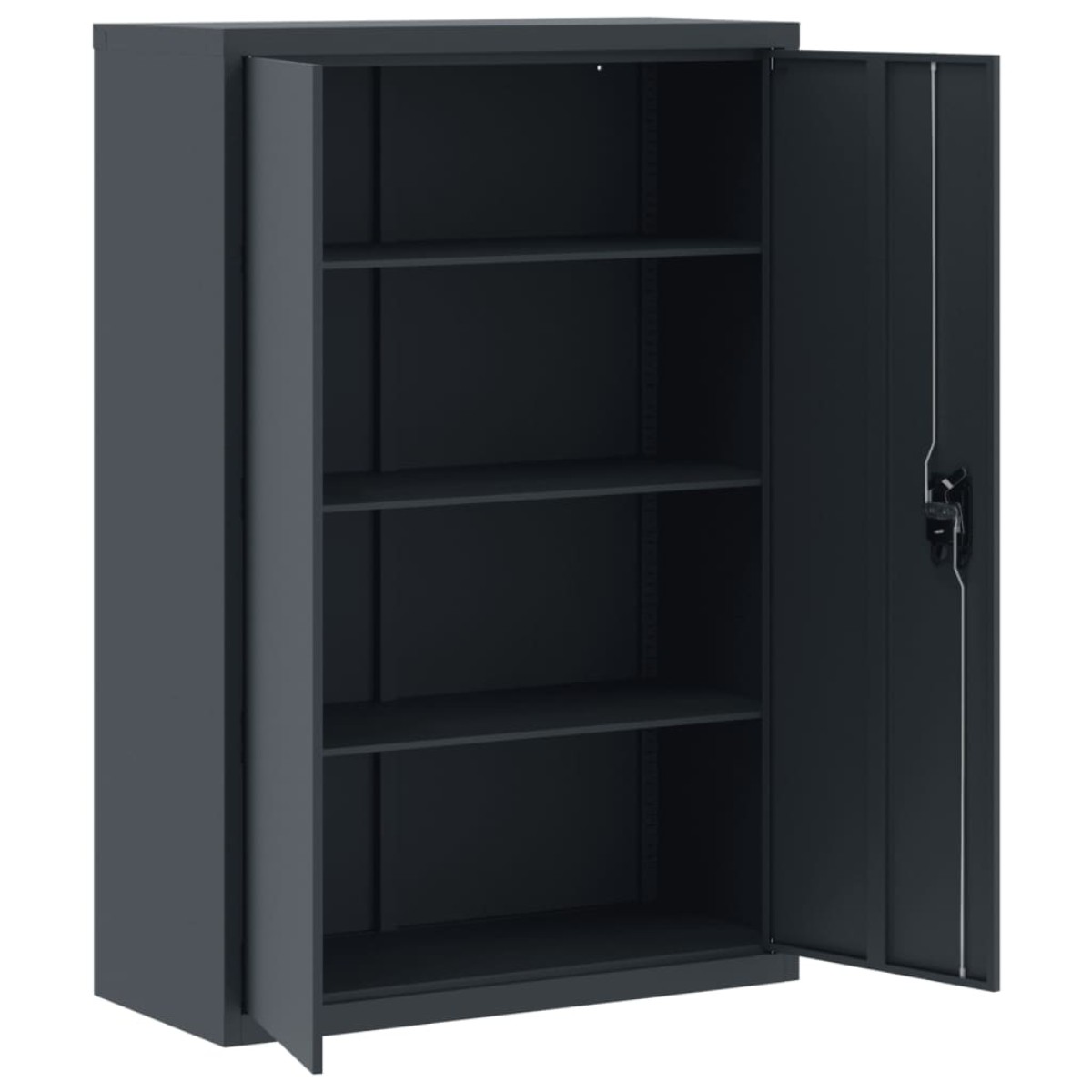 vidaXL Αρχειοθήκη Ανθρακί 90 x 40 x 140 εκ. Ατσάλινη