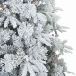 vidaXL Τεχνητό Χριστουγεννιάτικο Δέντρο με Άξονα με βάση Λευκό 180 cm