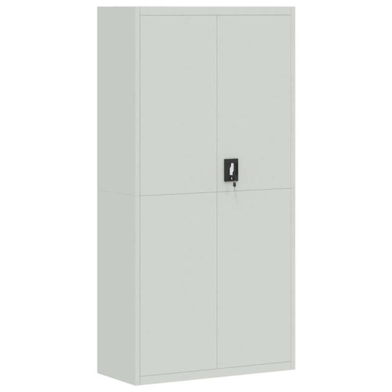 vidaXL Αρχειοθήκη Αν. Γκρι 90 x 40 x 180 εκ. Ατσάλινη