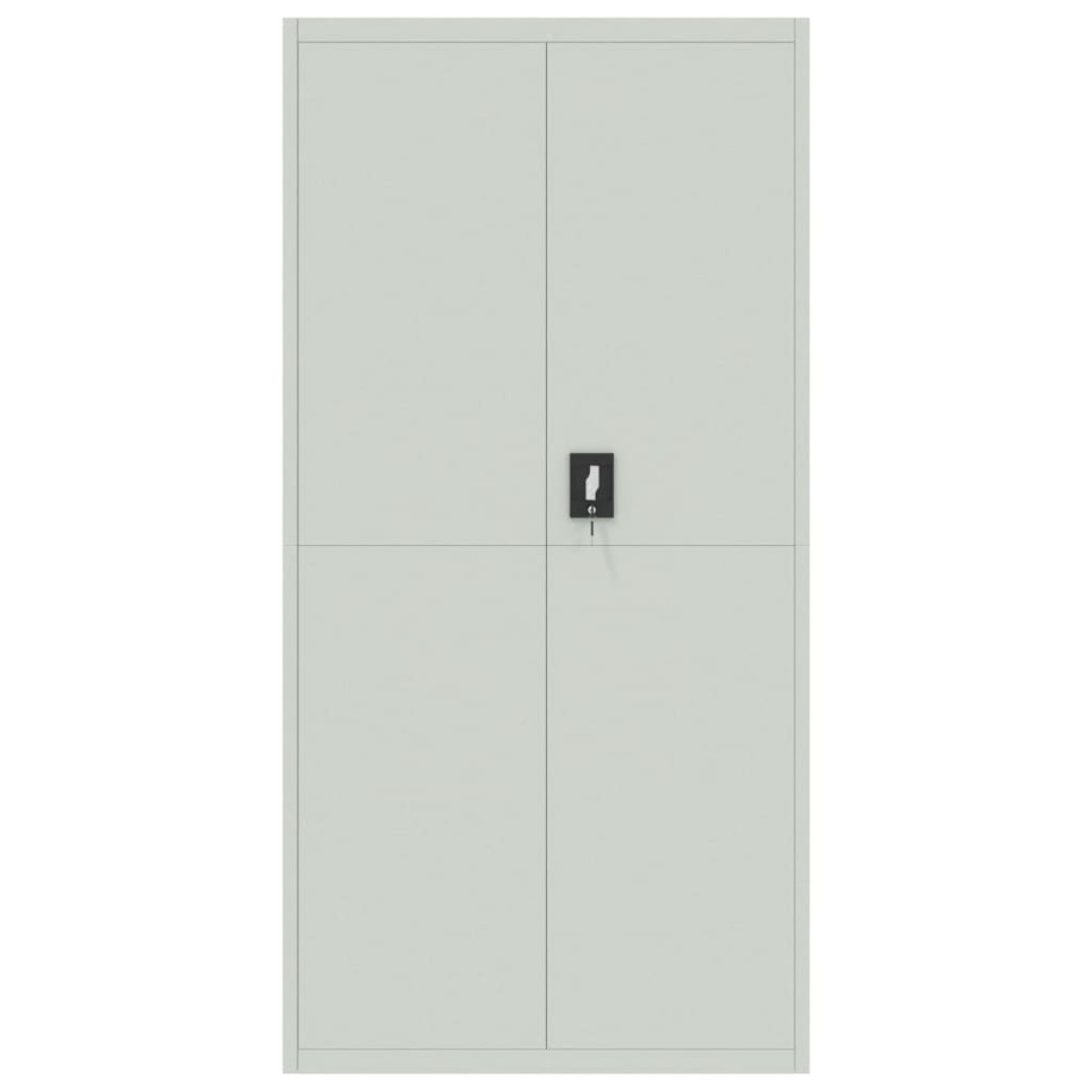 vidaXL Αρχειοθήκη Αν. Γκρι 90 x 40 x 180 εκ. Ατσάλινη