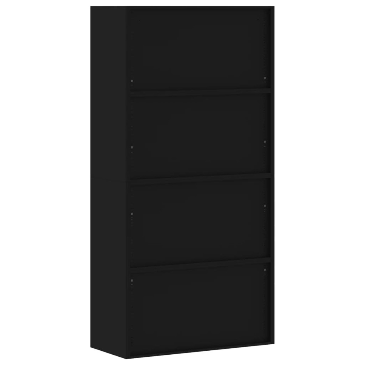 vidaXL Αρχειοθήκη Μαύρη 90 x 40 x 180 εκ. Ατσάλινη