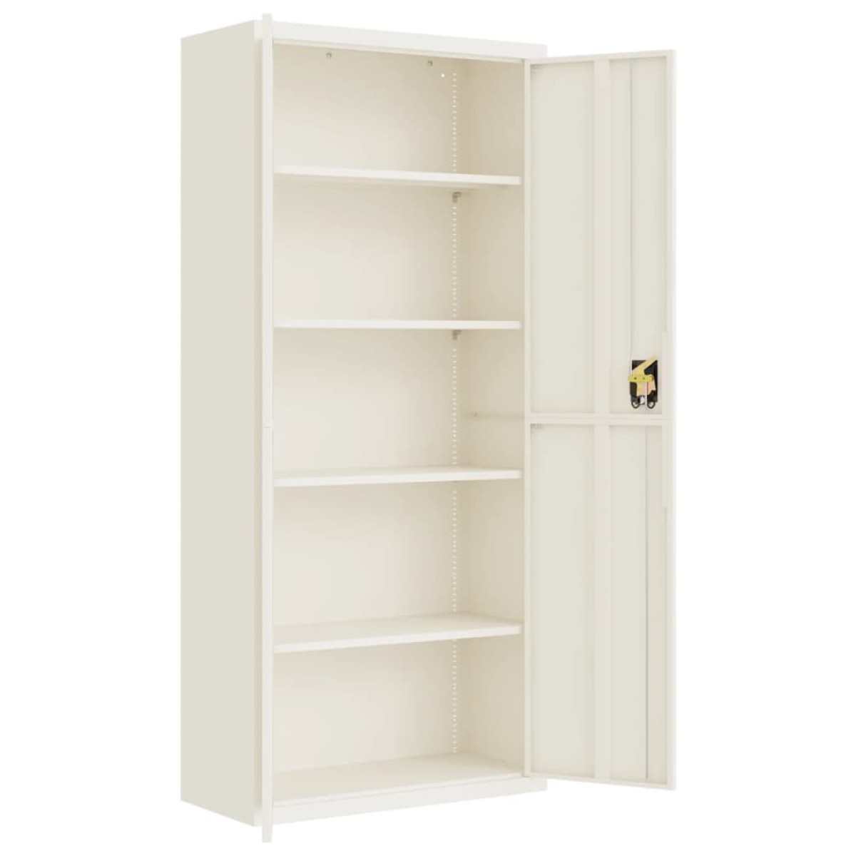 vidaXL Αρχειοθήκη Λευκή 90x40x200 εκ. Ατσάλινη