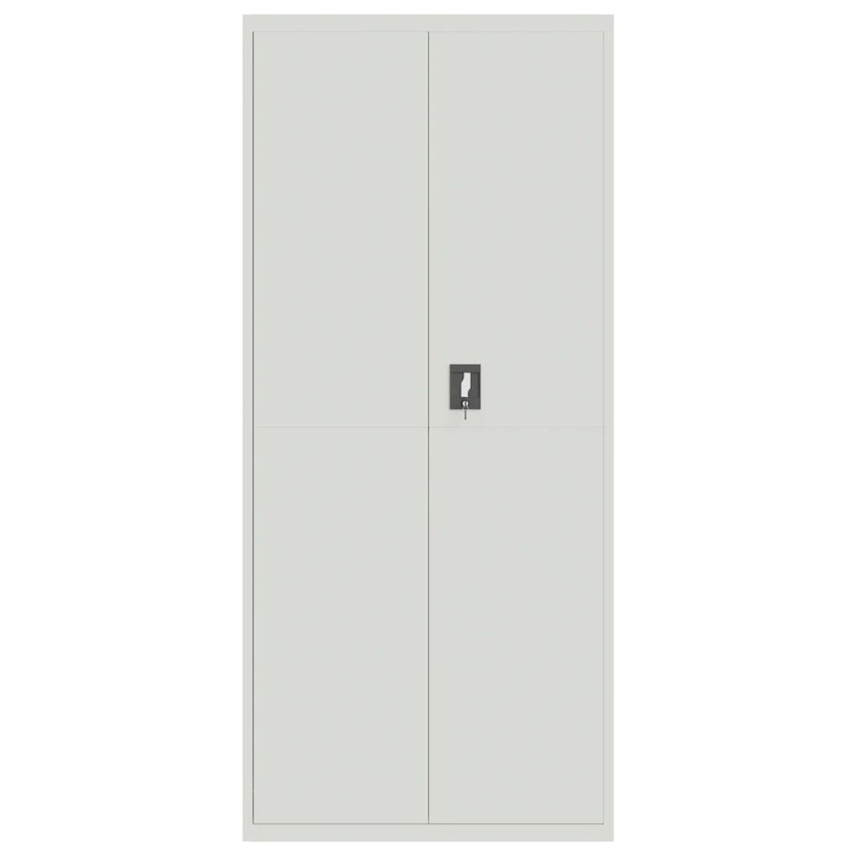 vidaXL Αρχειοθήκη Αν. Γκρι 90x40x200 εκ. Ατσάλινη