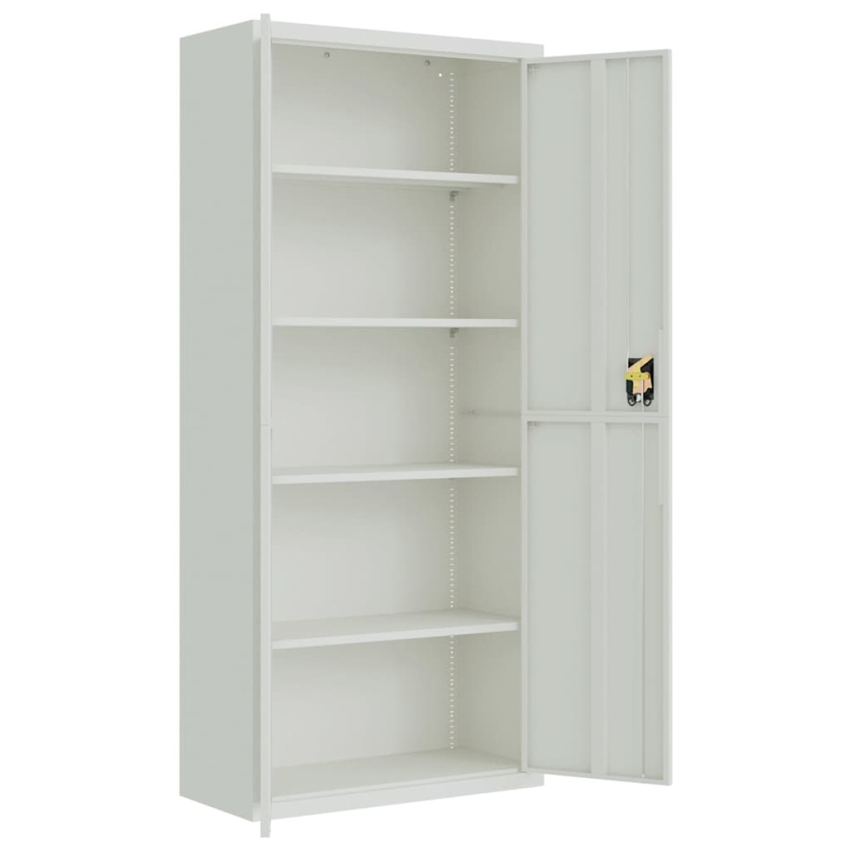vidaXL Αρχειοθήκη Αν. Γκρι 90x40x200 εκ. Ατσάλινη